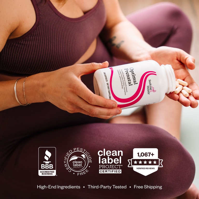 Seeking Health, Optimal Prenatal, 240 капсул