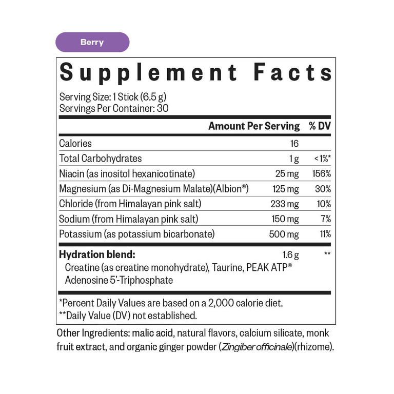 Seeking Health, Optimal Electrolyte, со вкусом ягод, 30 стиков, 6,53 г (0,23 унции) каждый