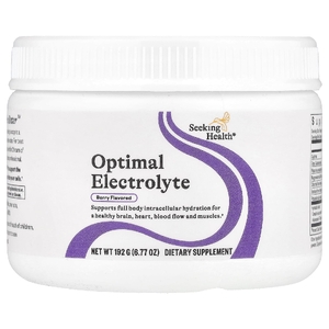 Seeking Health, Optimal Electrolyte, смесь для приготовления напитков с электролитами, ягодный вкус, 192 г (6,77 унции)