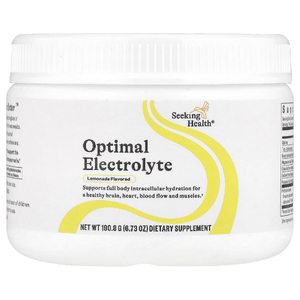 Seeking Health, Optimal Electrolyte, смесь для приготовления напитков с электролитами, вкус лимонада, 190,8 г (6,73 унции)
