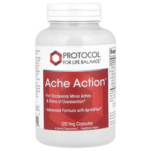 Protocol for Life Balance, Ache Action™, 120 растительных капсул (Товар снят с продажи) 