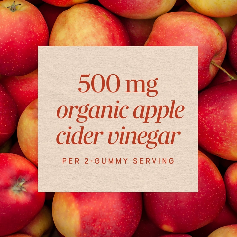 Nature's Way, органический яблочный уксус в жевательных таблетках, яблоко, 60 жевательных таблеток (250 мг в 1 таблетке)