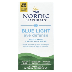 Nordic Naturals, средство для защиты глаз от синего излучения, 60 капсул