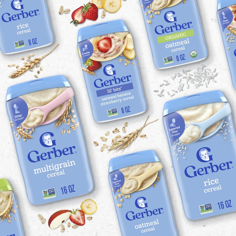 Gerber, 1st Foods, овсяные хлопья, один вид злаков, 454 г (16 унций)