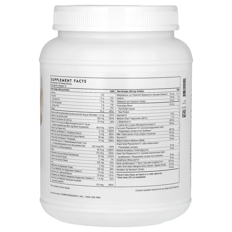 Thorne, MediClear Plus, 772 г (27,2 унции)