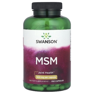 Swanson Vitamins, МСМ, 500 мг, 250 капсул