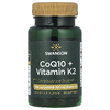 Swanson Vitamins, Коэнзим Q10 + витамин K2, 60 мягких таблеток