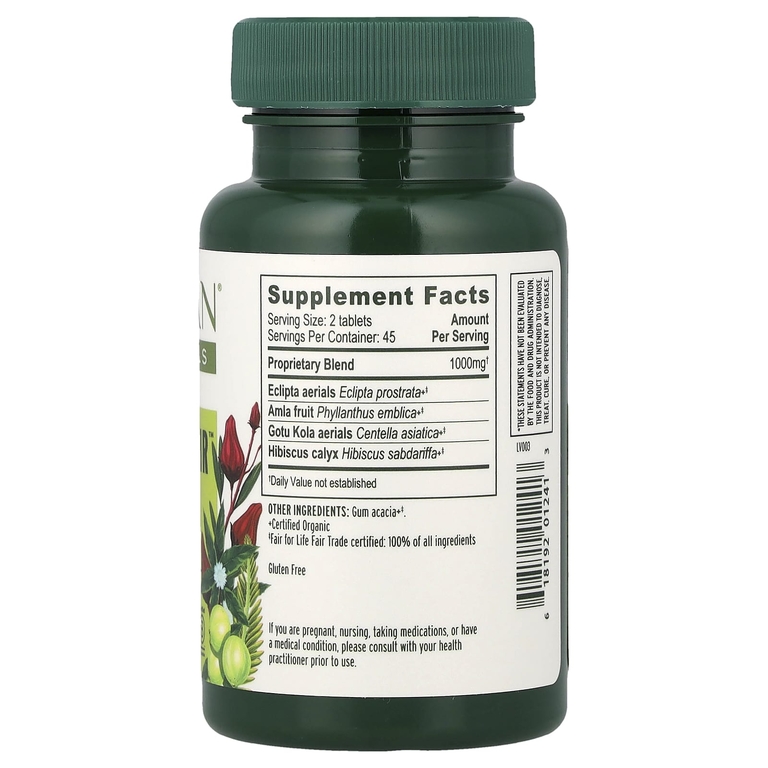 Banyan Botanicals, Здоровые волосы, 90 таблеток