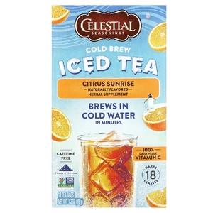 Celestial Seasonings, холодный чай со льдом, с цитрусовыми, без кофеина, 18 чайных пакетиков, 35 г (1,2 унции) (Товар снят с продажи) 