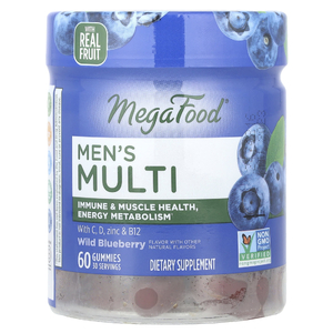 MegaFood, Мультивитамины для мужчин, дикая голубика, 60 жевательных таблеток (Товар снят с продажи) 
