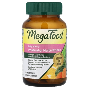 MegaFood, Baby & Me 2™, мультивитамины для послеродового периода, 60 таблеток