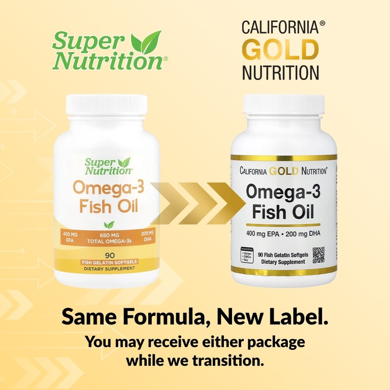 California Gold Nutrition, омега-3, рыбий жир, Vivomega, триглицерид, 1000 мг, 90 капсул из рыбьего желатина