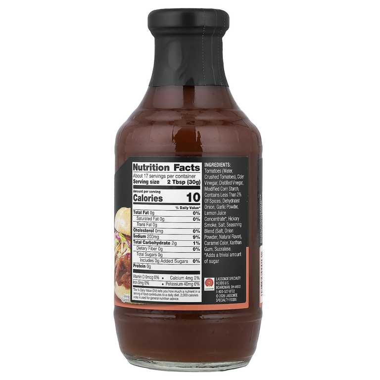 G Hughes, соус для барбекю без сахара, оригинальный вкус, 510 г (18 унций)