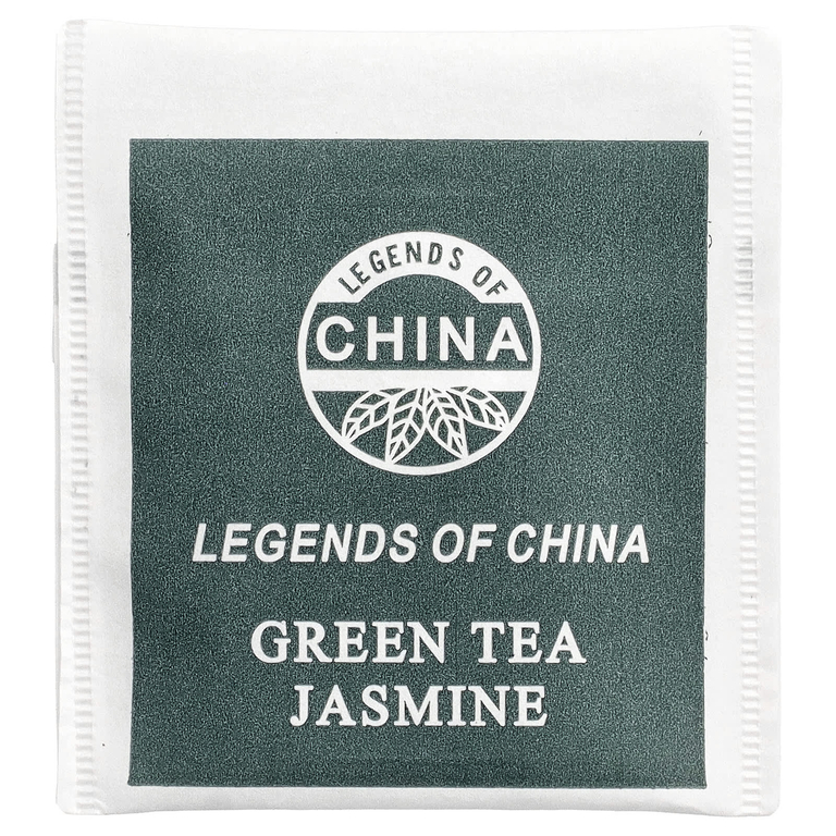 Uncle Lee's Tea, легенды Китая, зеленый чай, жасмин, 100 чайных пакетиков в индивидуальной упаковке, 160 г (5,64 унции)
