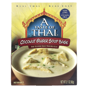 A Taste Of Thai, Основа для супа с кокосом и имбирем, 60 г (2,1 унции) (Товар снят с продажи) 