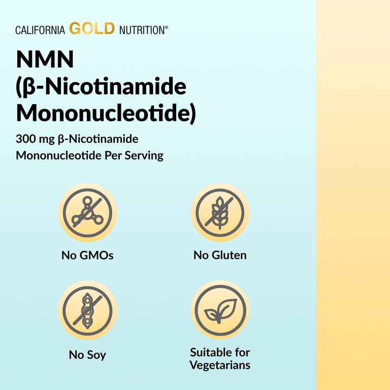 California Gold Nutrition, NMN в порошке, 30 г (1,06 унции)