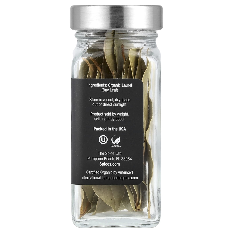 The Spice Lab, Органический лавровый лист для рук, 5 г (0,2 унции) (Товар снят с продажи) 