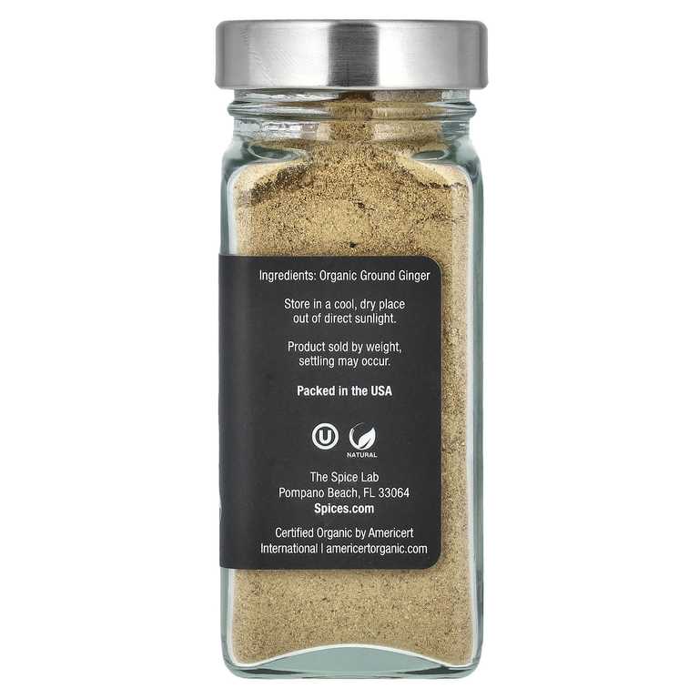 The Spice Lab, Органический молотый имбирь, 42 г (1,5 унции) (Товар снят с продажи) 