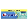 Crest, Plus Scope, зубная паста с фторидом против кариеса, свежая мята, 2 шт. в упаковке, по 153 г (5,4 унции)