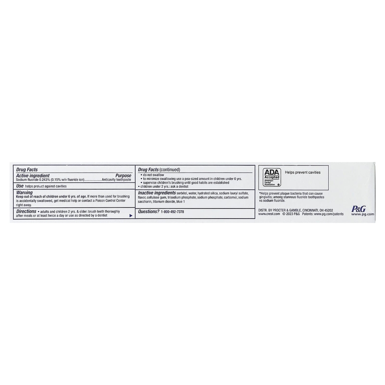 Crest, Cavity Protection, зубная паста с фтором, обычная, 161 г (5,7 унции)
