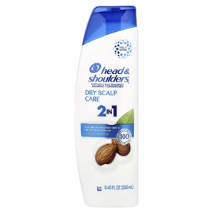 Head & Shoulders, Шампунь и кондиционер 2 в 1, уход за сухой кожей головы, с миндальным маслом, 250 мл (8,45 жидк. унц.)