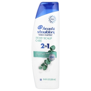 Head & Shoulders, Средство для защиты от зуда кожи головы, шампунь и кондиционер 2 в 1, с эвкалиптом, 250 мл (8,45 жидк. унц.)