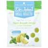 Dr. John's Healthy Sweets, Oral Health™, капли для свежести дыхания, с кристаллами цинка, лимон и мята, без сахара, 24 конфеты в индивидуальной упаковке, 109 г (3,85 унции)