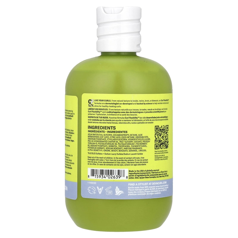 DevaCurl, Low-Poo® Original, очищающее средство с мягкой пеной, для сухих, средних и жестких локонов, 355 мл (12 жидк. Унций)