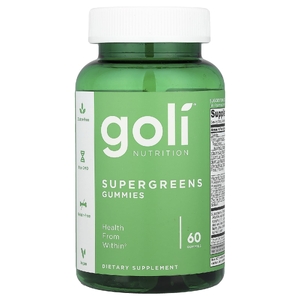 Goli Nutrition, жевательные конфеты с суперзеленью, 60 шт.