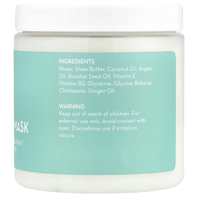 Pure Body Naturals, Маска для волос с аргановым маслом, чистый блеск, 240 мл (8 жидк. Унций)