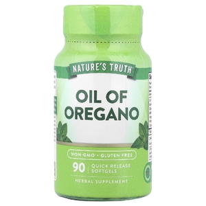 Nature's Truth, масло орегано, 90 капсул быстрого высвобождения (30,8 мг в 1 капсуле)