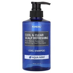 Kundal, Освежающий шампунь Cool & Clear для кожи головы, вода с мятой, 500 мл (16,9 жидк. унц.)