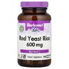 Bluebonnet Nutrition, красный ферментированный рис, 600 мг, 120 вегетарианских капсул