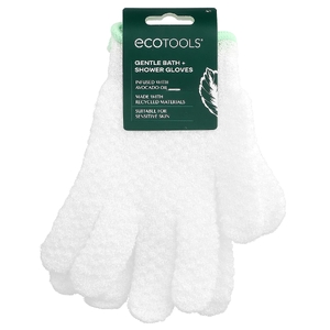 EcoTools, Перчатки для нежной ванны и душа, с маслом авокадо, 1 пара