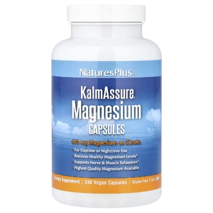 NaturesPlus, KalmAssure®, магний, 240 веганских капсул (105 мг в 1 капсуле)