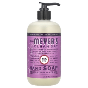 Mrs. Meyers Clean Day, мыло для рук, слива, 370 мл (12,5 жидк. унции) (Товар снят с продажи) 