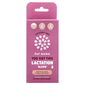 Oat Mama, You Get This, смесь для лактации, 60 вегетарианских капсул