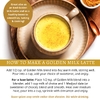 DelighTeas, чай латте с куркумой, аюрведическая смесь Golden Milk, без кофеина, 140 г (5 унций)