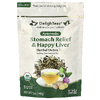 DelighTeas, травяной чай для очищения, для облегчения состояния желудка и печени, рассыпчатая смесь, без кофеина, 140 г (5 унций)