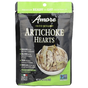 Amore, Сердечки артишока, со вкусом трав, 125 г (4,4 унции)