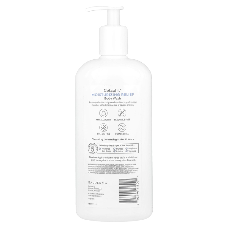 Cetaphil, Увлажняющее средство для душа, для сухой и чувствительной кожи, 591 мл (20 жидк. Унций) (Товар снят с продажи) 