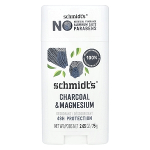 Schmidt's, дезодорант, древесный уголь и магний, 75 г (2,65 унции)