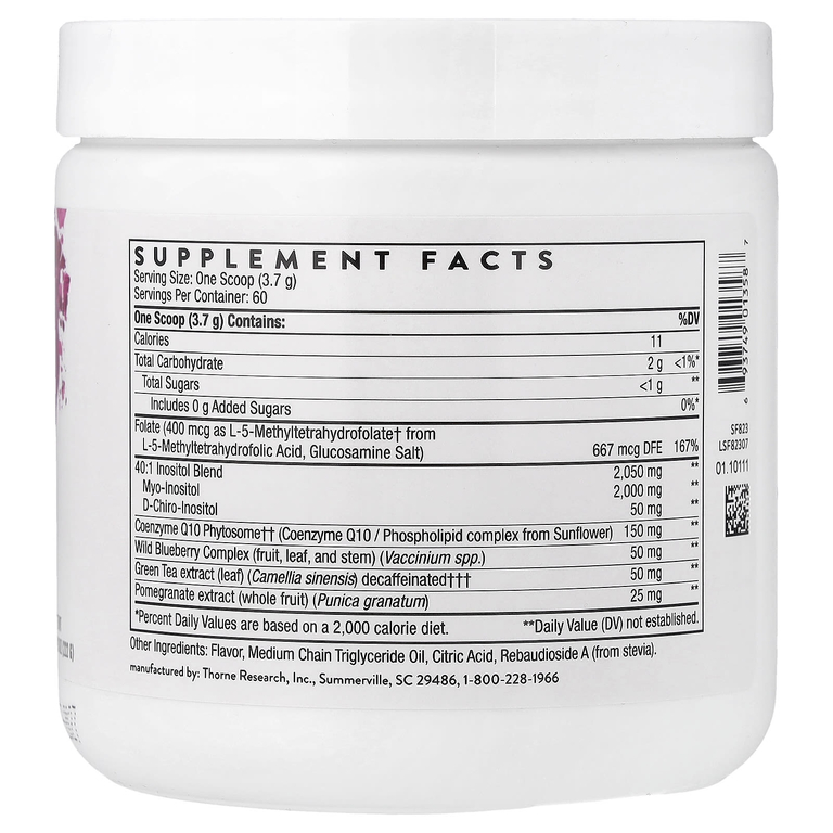 Thorne, Ovarian Care, со вкусом ягод, 222 г (7.83 унции)