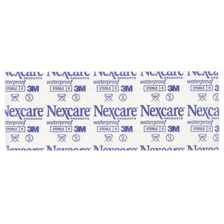 Nexcare, Прозрачные водонепроницаемые бинты, 50 разных размеров