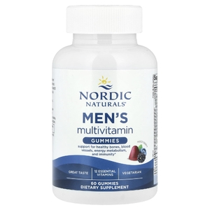 Nordic Naturals, Мультивитаминные жевательные мармеладки для мужчин, ягодное ассорти, 60 жевательных таблеток
