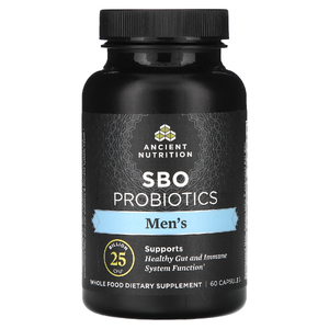 Ancient Nutrition, пробиотики SBO для мужчин, 25 млрд КОЕ, 60 капсул