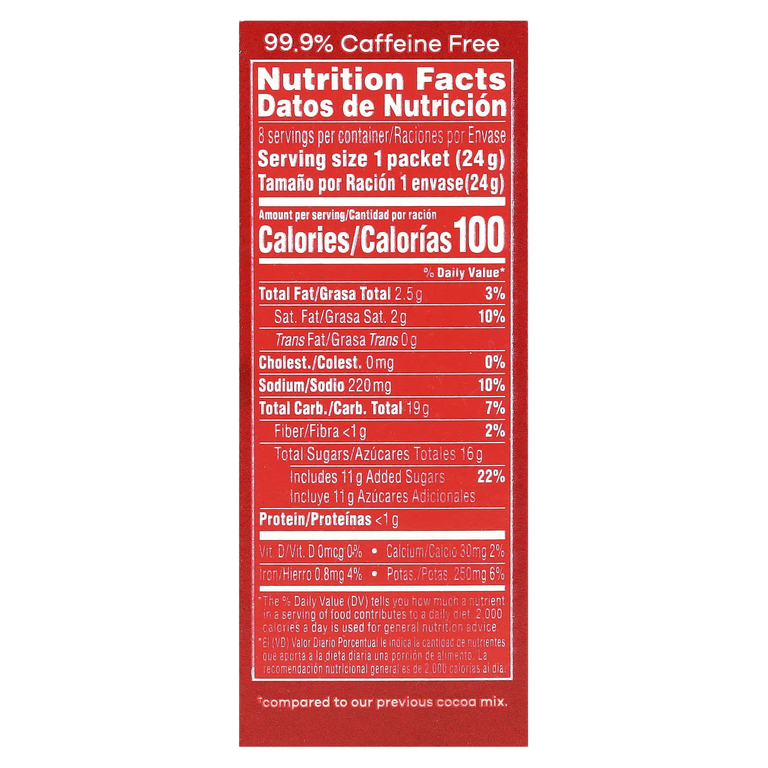 Nestle Hot Cocoa Mix, Мини-зефир, насыщенный молочный шоколад, 8 пакетиков, 24,2 г (0,85 унции)