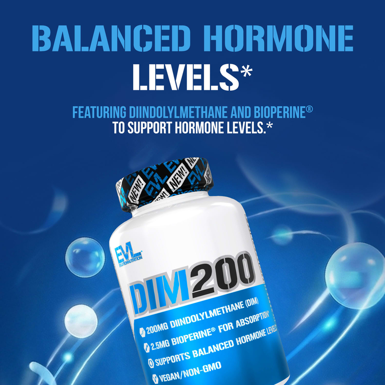 EVLution Nutrition, DIM200, 60 растительных капсул