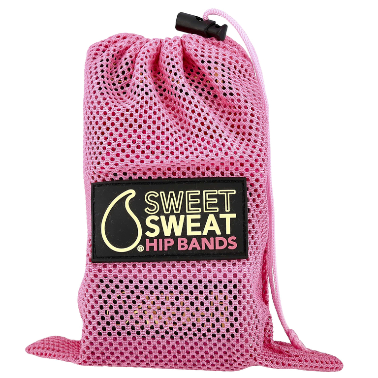 Sports Research, Sweet Sweat, эспандеры для бедер, розовые, 3 шт. (Товар снят с продажи) 