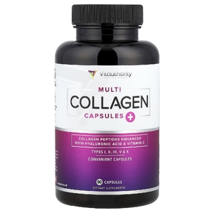 Vitauthority, Multi Collagen Capsules+, коллаген, 90 капсул